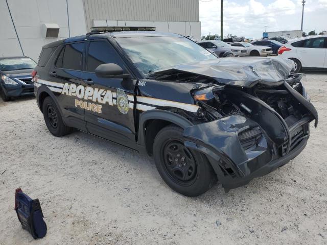 1FM5K8AB7LGD08787 - 2020 FORD EXPLORER POLICE INTERCEPTOR 黑色 照片 4