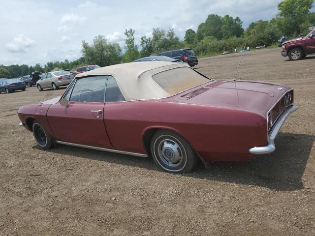 105675W282625 - 1965 CHEVROLET CORVAIR MAROON photo 2