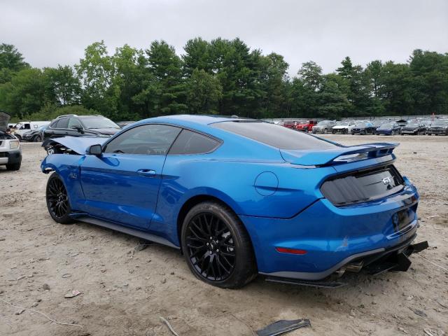 1FA6P8CF2K5146609 - 2019 FORD MUSTANG GT BLUE photo 2