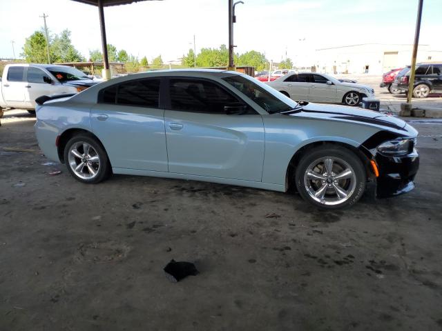 2C3CDXBG7MH608771 - 2021 DODGE CHARGER SXT BLUE photo 4