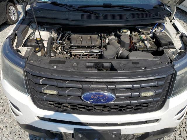 1FM5K8AR9HGA17552 - 2017 FORD EXPLORER POLICE INTERCEPTOR WHITE photo 12