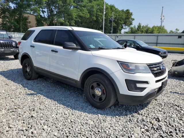 1FM5K8AR9HGA17552 - 2017 FORD EXPLORER POLICE INTERCEPTOR WHITE photo 4