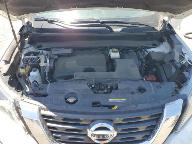 5N1DR2MN0KC608655 - 2019 NISSAN PATHFINDER S WHITE photo 12