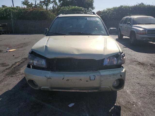 JF1SG656X3H764034 - 2003 SUBARU FORESTER 2.5XS Կանաչ լուսանկար 5