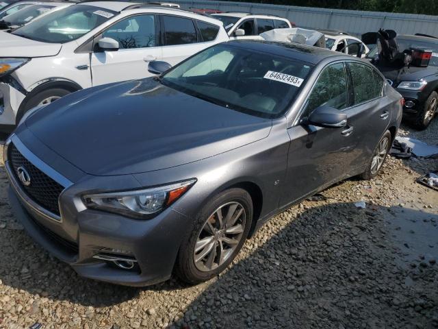 JN1BV7AR3EM705779 - 2014 INFINITI Q50 BASE GRAY photo 1