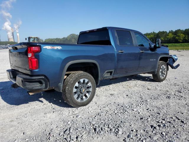 1GC4YME77MF141156 - 2021 CHEVROLET SILVERADO K2500 CUSTOM BLUE photo 3