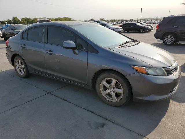 19XFB5F51CE003585 - 2012 HONDA CIVIC NATURAL GAS GRAY photo 4