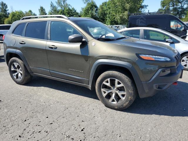 1C4PJMBS8FW513391 - 2015 JEEP CHEROKEE TRAILHAWK GREEN photo 4