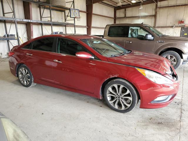 5NPEC4AC4EH824462 - 2014 HYUNDAI SONATA SE RED photo 4