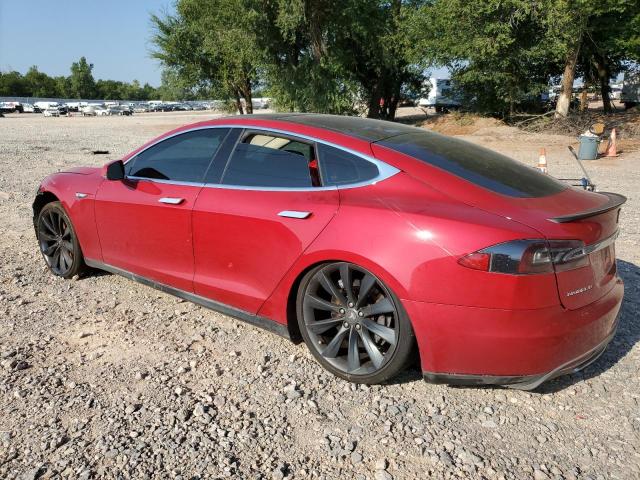 5YJSA1DP2DFP08955 - 2013 TESLA MODEL S Qırmızı foto 2