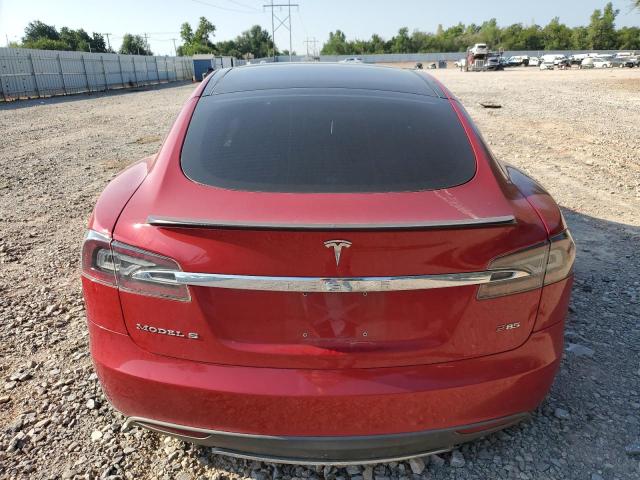 5YJSA1DP2DFP08955 - 2013 TESLA MODEL S Qırmızı foto 6