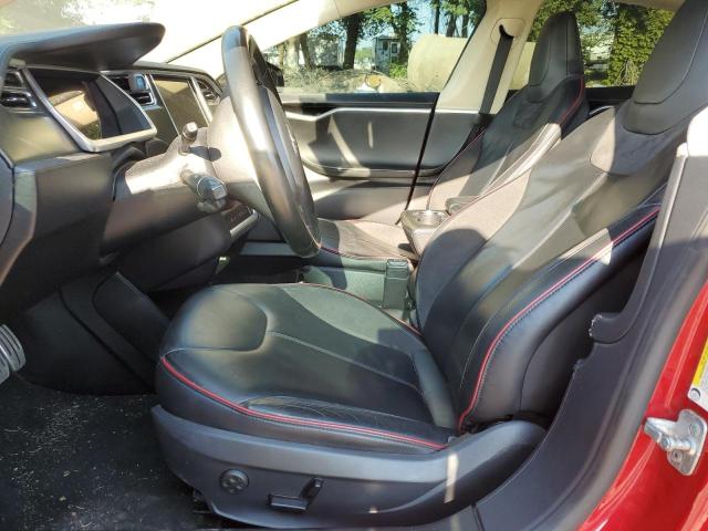 5YJSA1DP2DFP08955 - 2013 TESLA MODEL S Qırmızı foto 7