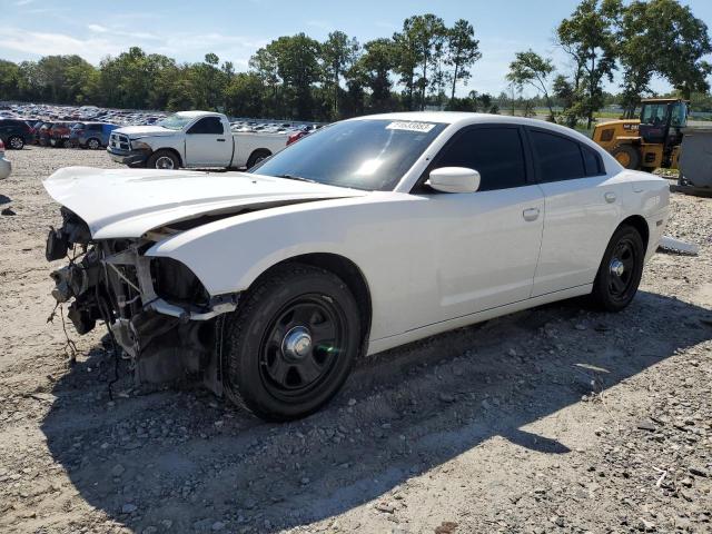 2C3CDXAG5EH184624 - 2014 DODGE CHARGER POLICE WHITE photo 1