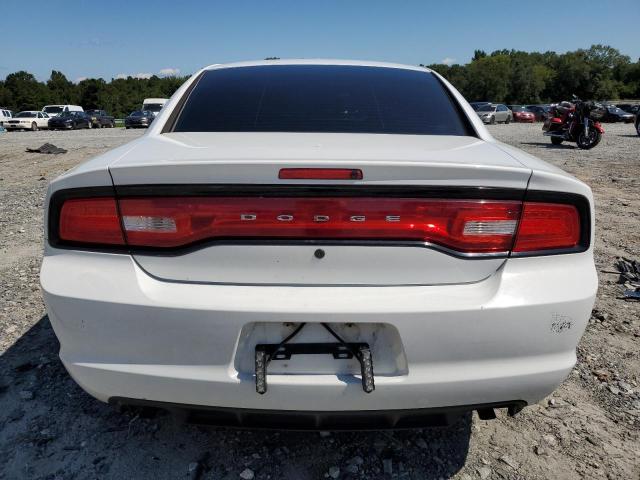 2C3CDXAG5EH184624 - 2014 DODGE CHARGER POLICE WHITE photo 6