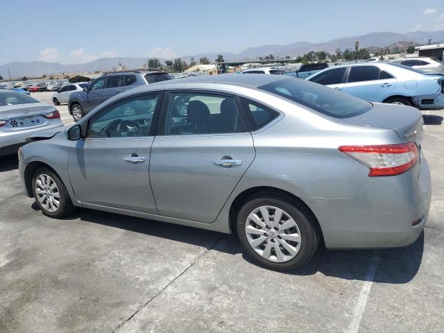 3N1AB7AP2DL696715 - 2013 NISSAN SENTRA S SILVER photo 2