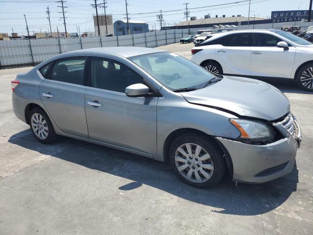 3N1AB7AP2DL696715 - 2013 NISSAN SENTRA S SILVER photo 4