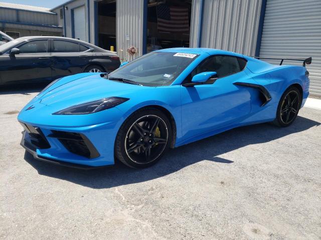 1G1YA2D40M5101002 - 2021 CHEVROLET CORVETTE STINGRAY 1LT BLUE photo 1