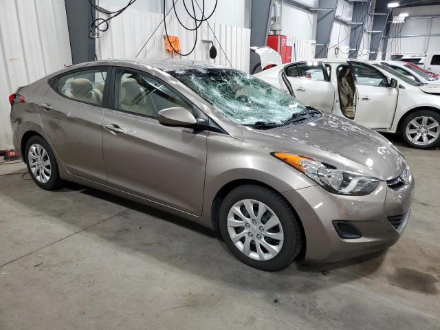 5NPDH4AE6CH115835 - 2012 HYUNDAI ELANTRA GLS TAN photo 4