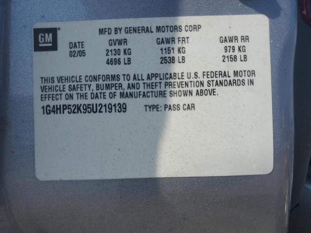 1G4HP52K95U219139 - 2005 BUICK LESABRE CUSTOM 蓝色 照片 12