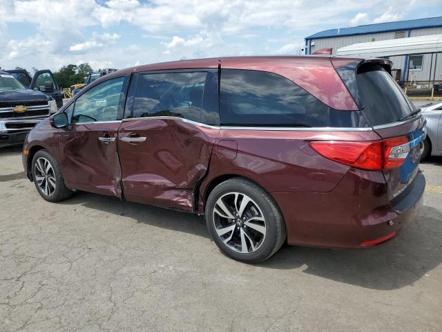 5FNRL6H93JB002249 - 2018 HONDA ODYSSEY ELITE MAROON photo 2