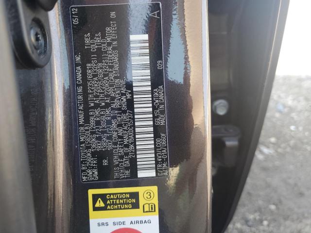 2T2BK1BAXDC157377 - 2013 LEXUS RX 350 BASE Qəhvəyi foto 12