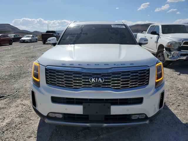 5XYP54HC6LG064158 - 2020 KIA TELLURIDE SX WHITE photo 5