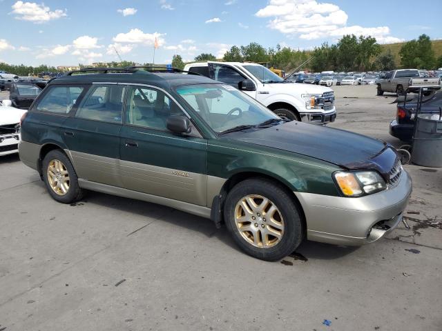 4S3BH675826617538 - 2002 SUBARU LEGACY OUTBACK AWP 绿色 照片 4