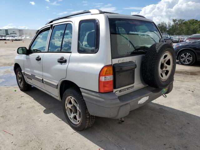 2CNBE13C616960157 - 2001 CHEVROLET TRACKER SILVER photo 3