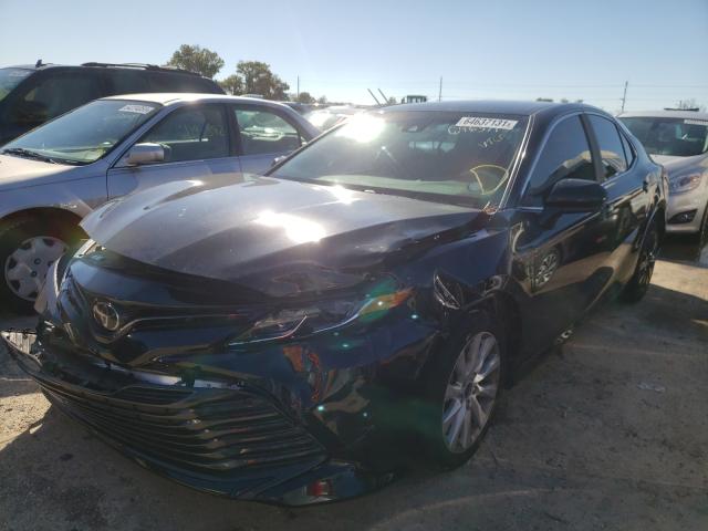 4T1B11HK4JU136672 - 2018 TOYOTA CAMRY L BLACK photo 2