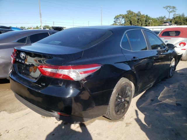 4T1B11HK4JU136672 - 2018 TOYOTA CAMRY L BLACK photo 4