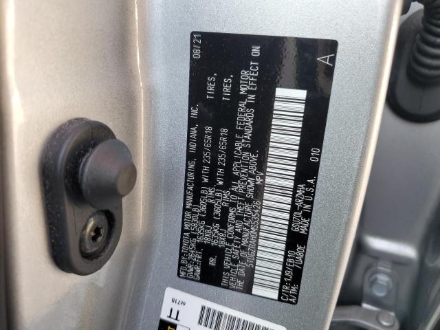 5TDGZRAH0MS535426 - 2021 TOYOTA HIGHLANDER XLE Gümüş foto 13