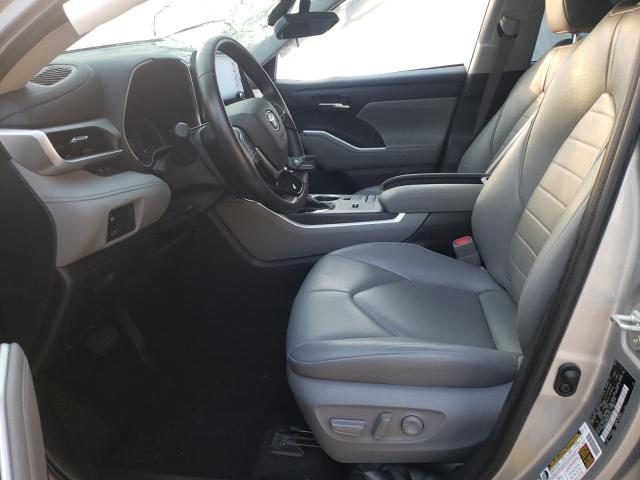 5TDGZRAH0MS535426 - 2021 TOYOTA HIGHLANDER XLE Gümüş foto 7