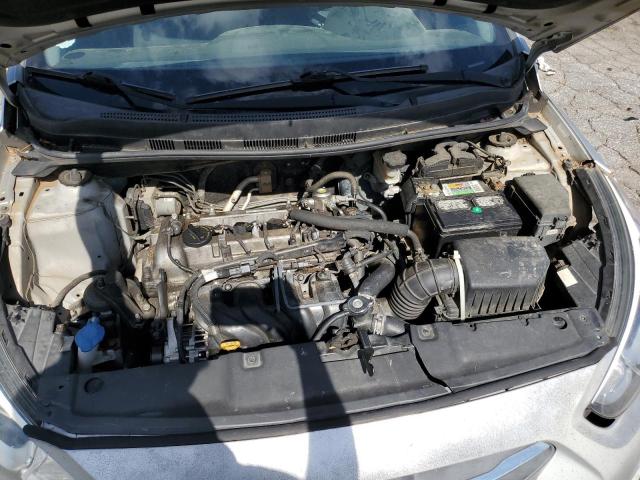 KMHCT5AE2FU225061 - 2015 HYUNDAI ACCENT GS ვერცხლისფერი ფოტო 11