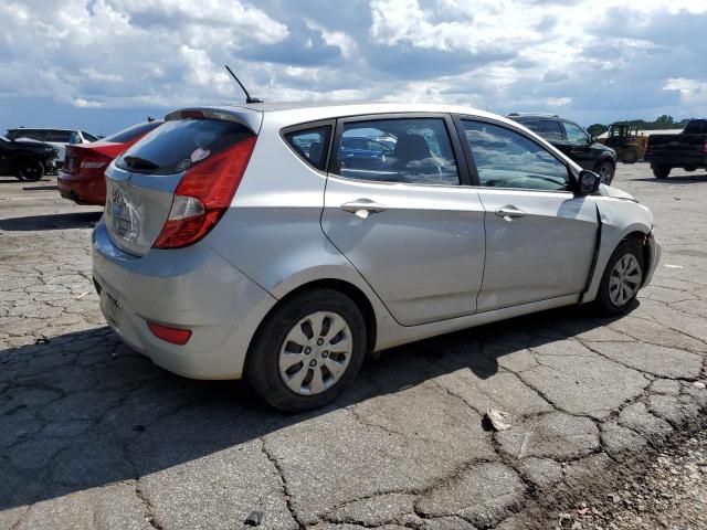 KMHCT5AE2FU225061 - 2015 HYUNDAI ACCENT GS ვერცხლისფერი ფოტო 3