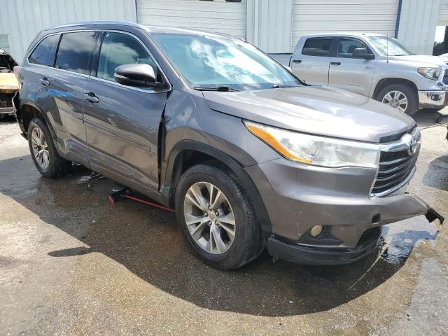 5TDKKRFH1ES023537 - 2014 TOYOTA HIGHLANDER XLE CHARCOAL photo 4