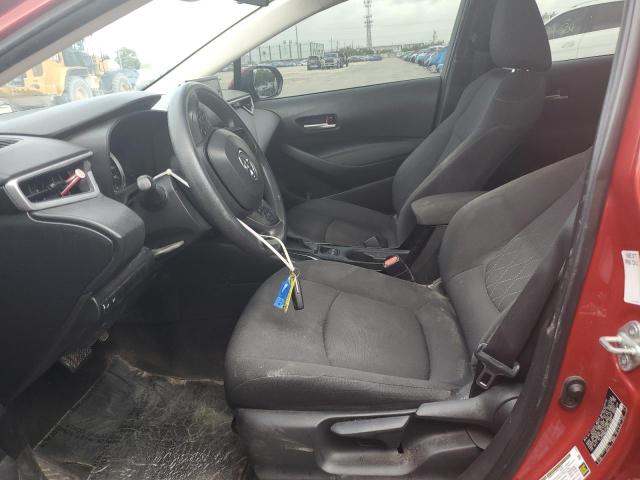 5YFEPMAE3MP184560 - 2021 TOYOTA COROLLA LE RED photo 7