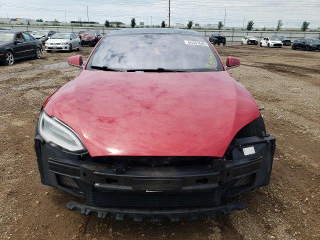 5YJSA1E26GF139101 - 2016 TESLA MODEL S Qırmızı foto 5