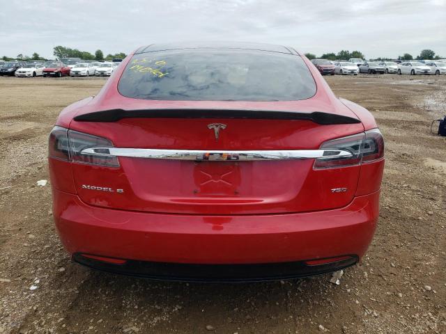 5YJSA1E26GF139101 - 2016 TESLA MODEL S Qırmızı foto 6