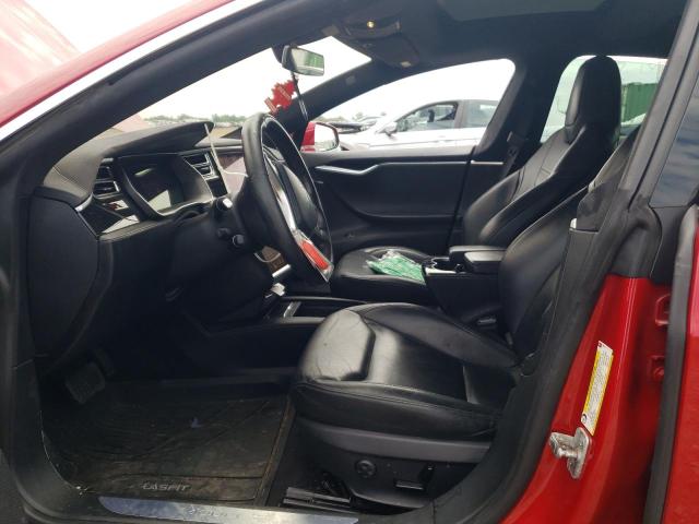 5YJSA1E26GF139101 - 2016 TESLA MODEL S Qırmızı foto 7