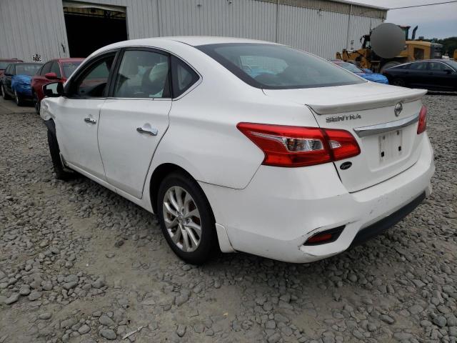 3N1AB7AP4HY262305 - 2017 NISSAN SENTRA S WHITE photo 2