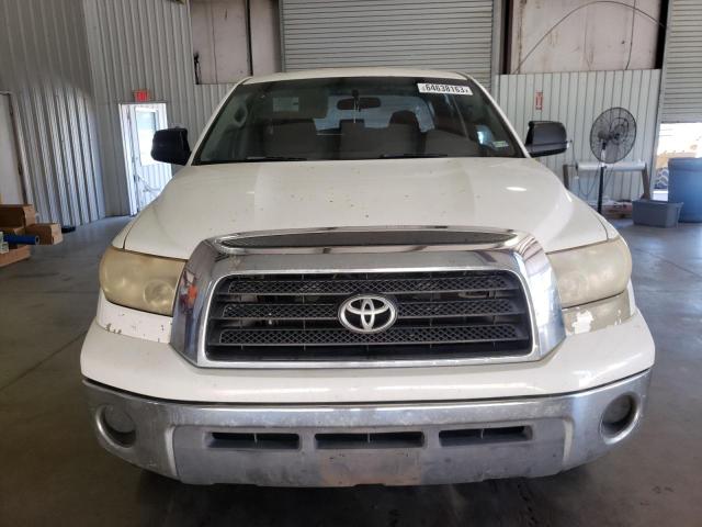 5TFRU54138X012948 - 2008 TOYOTA TUNDRA DOUBLE CAB WHITE photo 5