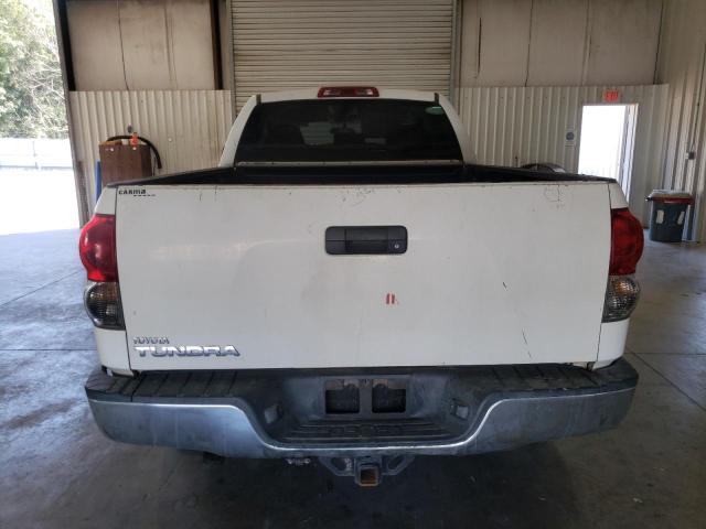 5TFRU54138X012948 - 2008 TOYOTA TUNDRA DOUBLE CAB WHITE photo 6