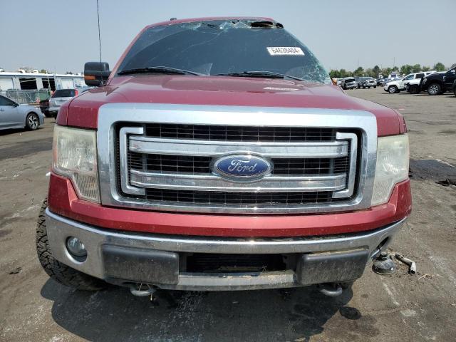 1FTFX1ET0DFD53422 - 2013 FORD F150 SUPER CAB MAROON photo 5