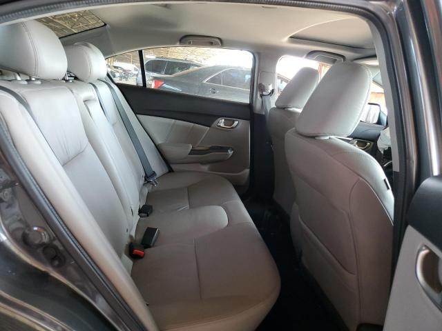 2HGFB2F91DH515582 - 2013 HONDA CIVIC EXL GRAY photo 10