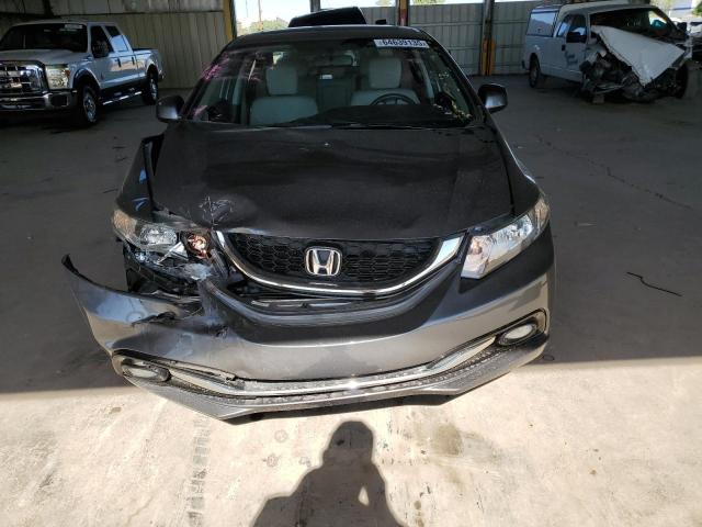 2HGFB2F91DH515582 - 2013 HONDA CIVIC EXL GRAY photo 5