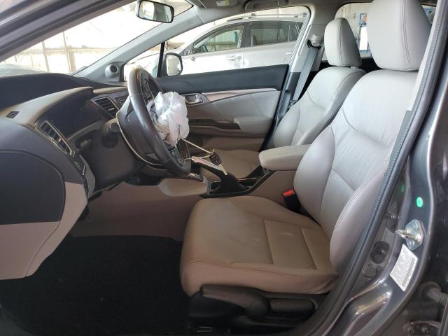 2HGFB2F91DH515582 - 2013 HONDA CIVIC EXL GRAY photo 7