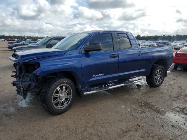 5TFRM5F15FX087970 - 2015 TOYOTA TUNDRA DOUBLE CAB SR/SR5 BLUE photo 1