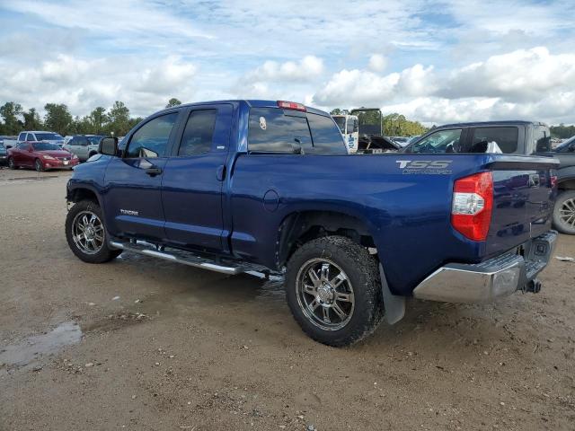 5TFRM5F15FX087970 - 2015 TOYOTA TUNDRA DOUBLE CAB SR/SR5 BLUE photo 2