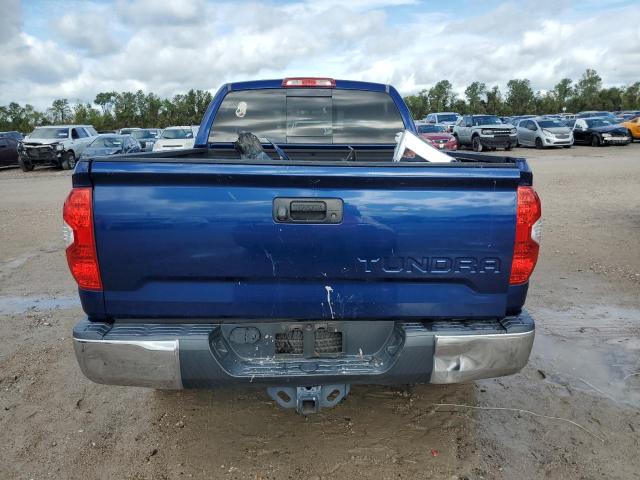 5TFRM5F15FX087970 - 2015 TOYOTA TUNDRA DOUBLE CAB SR/SR5 BLUE photo 6