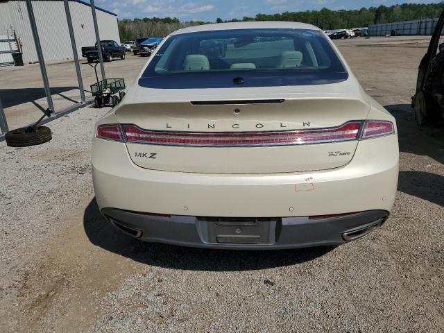 3LN6L2JK3GR631862 - 2016 LINCOLN MKZ CREAM photo 6